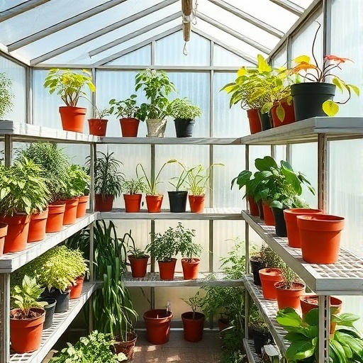 Space-Saving Greenhouse Shelving Ideas