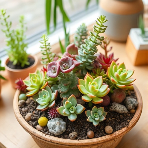 step by step Creative Indoor Succulent Arrangement Ideas