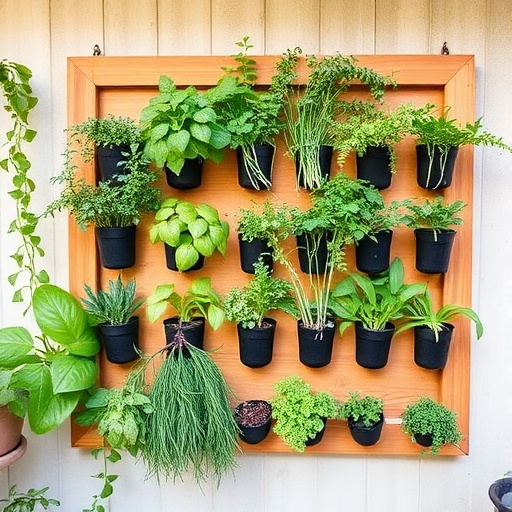 step by step How to Make a Hanging Herb Wall