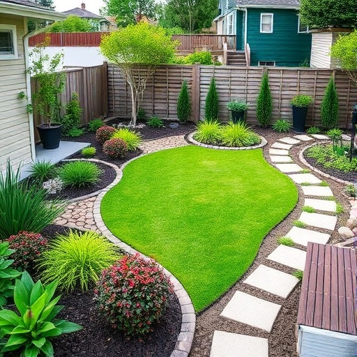 step by step Stunning Modern Backyard Landscaping Ideas for Your Home and Patio Garden