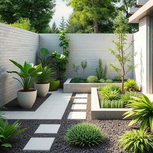 step by step Stunning Modern Minimalist Garden Designs for a Chic Outdoor Oasis