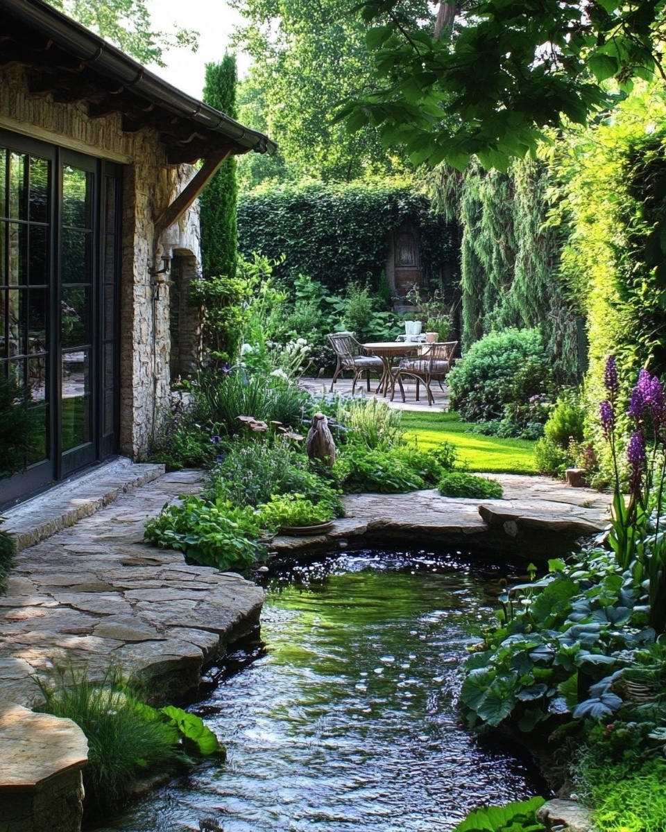 1 Stunning Backyard Garden Landscape Ideas