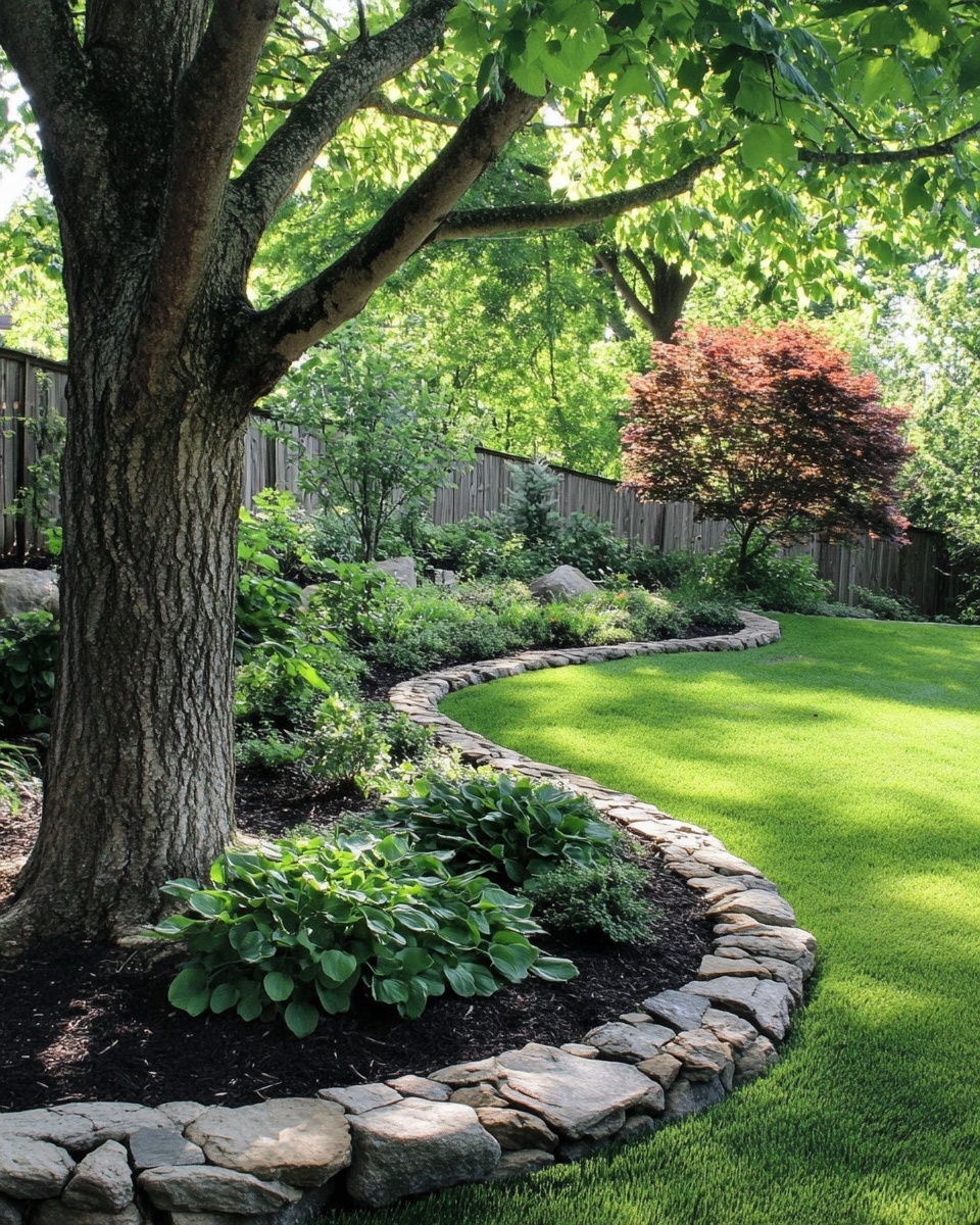 1 Tree Base Garden Idea Beautiful Easy Landscaping