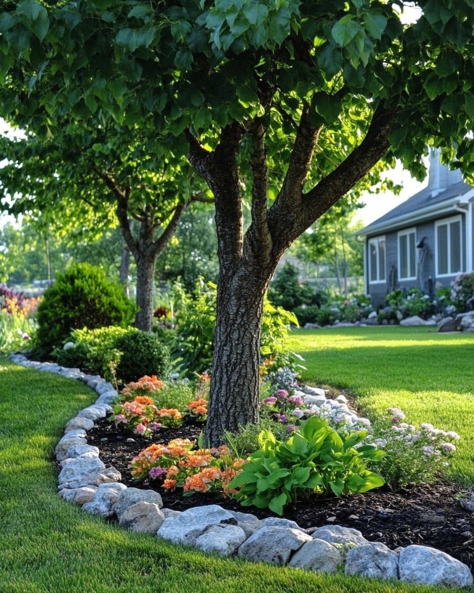 Tree Base Garden Idea: Beautiful & Easy Landscaping