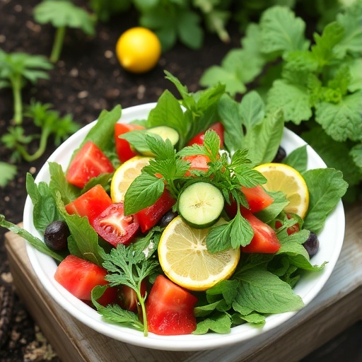 step by step Vibrant Summer Garden Salad with Zesty Lemon Herb Vinaigrette for Modern Meals