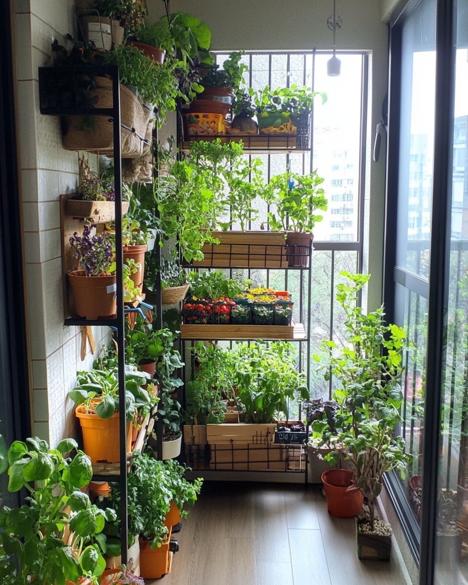 1 Balcony Garden Small Space Big Harvest