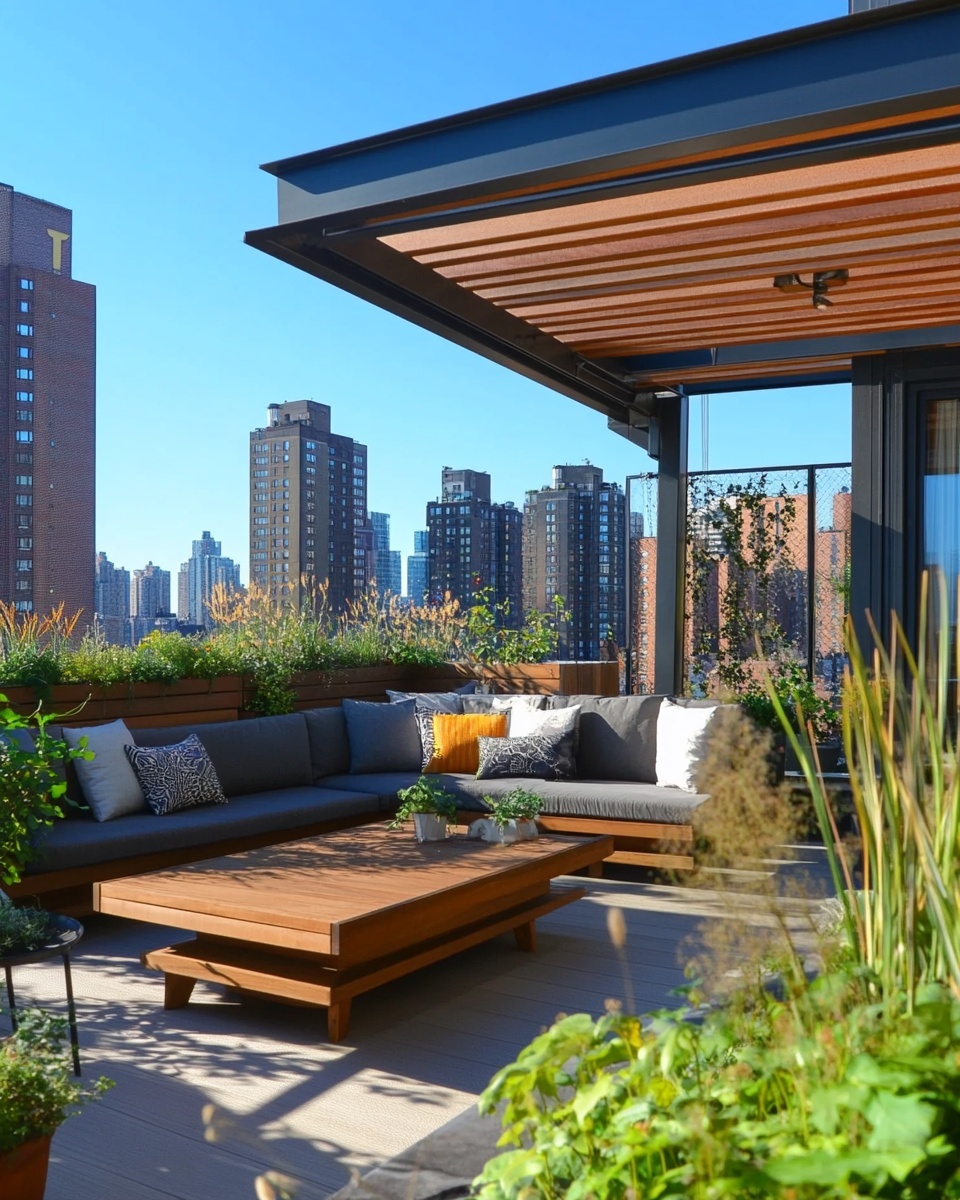 1 Rooftop Patio Design Ideas for Urban Escapes 1