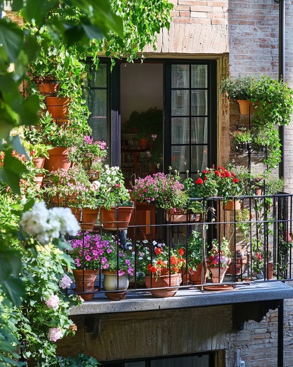 Flower Garden Balcony Ideas: Small Space Oasis